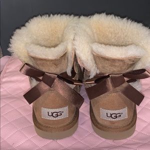 Ugg mini bailey bow II boot for little girls